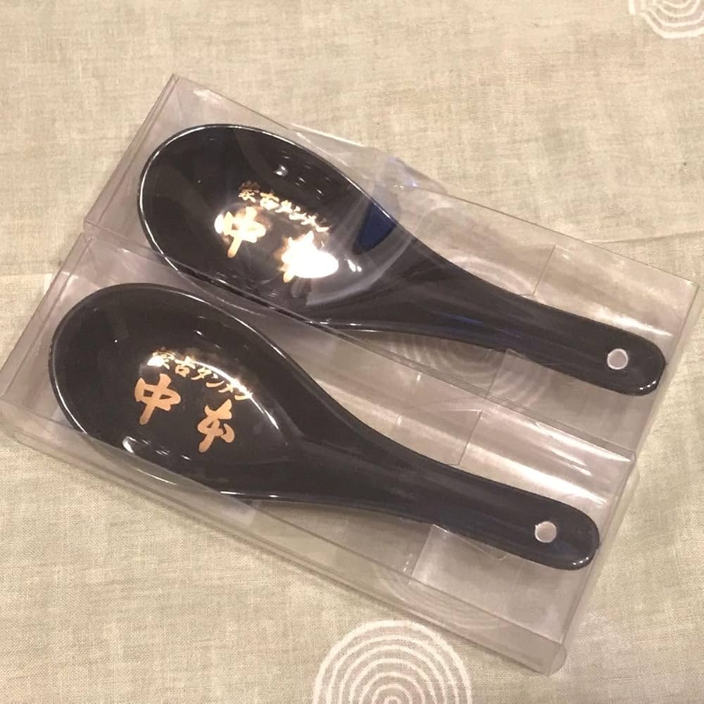 Amazon | 蒙古タンメン中本 レンゲ 2本セット | ノーブランド品